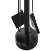 vidaXL 5 Piece Fireplace Tool Set 18x56 cm Steel