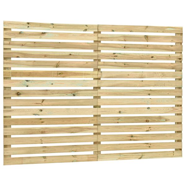 vidaXL Garden Fence Panel Impregnated Pinewood 180x180 cm
