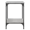 vidaXL Coffee Table Grey Sonoma 40x40x55 cm Engineered Wood