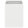 vidaXL Garden Planter White 32 x 32 x 40 cm Cold-rolled steel