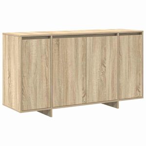 vidaXL Sideboard Sonoma Oak 135 x 41 x 75 cm Engineered Wood