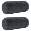 vidaXL Cushion Cover 2 pcs HEERLEN Anthracite &Oslash; 15 x 40 cm PV Fleece
