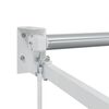 vidaXL Manual Retractable Awning Frame White 3 x 2 m Aluminium