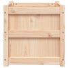 vidaXL Garden Planter 50x50x50 cm Solid Wood Pine