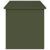 vidaXL Outdoor Storage Box Olive Green 100 x 50.5 x 50 cm Steel