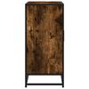 vidaXL Sideboard Smoked Oak 68x35x76 cm Engineered Wood and Metal