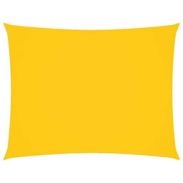 vidaXL Sunshade Sail Oxford Fabric Rectangular 5x7 m Yellow