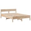 vidaXL Bed Frame without Mattress 150x200 cm King Size Solid Wood Pine