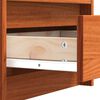 vidaXL Bedside Tables Wax Brown 40 x 30.5 x 35.5 cm Pine Wood
