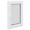 vidaXL Basement Window RISOR 60 x 100 cm PVC and Glass White