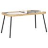 vidaXL Coffee Table Brown and Black 90 x 45 x 43 cm