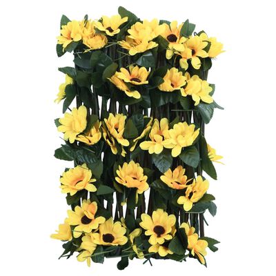vidaXL Artificial Ivy Trellis Expandable Yellow 180x20 cm