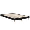 vidaXL Bed Frame without Mattress Black 120x190 cm Small Double Engineered Wood