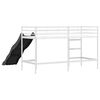 vidaXL Kids'Loft Bed Frame with Slide White and Anthracite