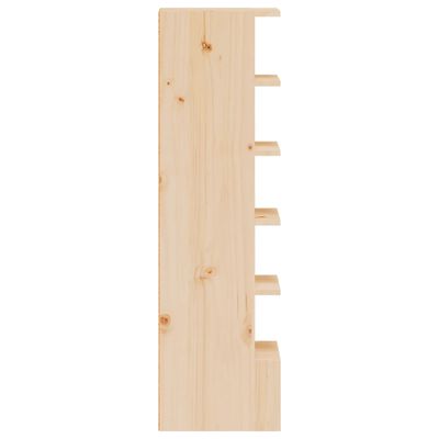 vidaXL Shoe Cabinet 28x30x104 cm Solid Wood Pine