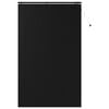 vidaXL Venetian Blind Black 160 x 250 cm 35 mm Solid Paulownia Wood
