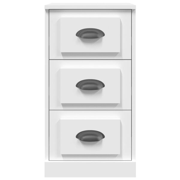 vidaXL Sideboard White 36x35.5x67.5 cm Engineered Wood
