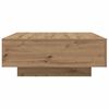 vidaXL Coffee Table Artisan Oak 80 x 80 x 31 cm Engineered Wood