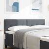 vidaXL Headboard with Headboard Dark Grey 160 cm Faux Leather