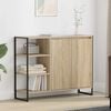 vidaXL Side Cabinet Sonoma 96.5 x 30 x 75 cm Engineered Wood