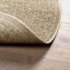 vidaXL Rug ZIZUR Beige &Oslash; 120 cm Jute Look Indoor and Outdoor