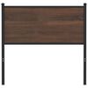 vidaXL Replace Headboard Brown Oak 80 cm Engineered Wood and Steel