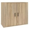 vidaXL Sideboard | Sonoma oak | Engineered wood | Medium | Sideboard