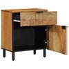 vidaXL Bed Cabinet Brown 50 x 33 x 60 cm Solid Acacia Wood