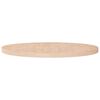 vidaXL Round Table Top &Oslash;90x4 cm Untreated Solid Wood Oak