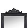 vidaXL Free-Standing Mirror Black 50x200 cm