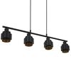 vidaXL Ceiling Lamp Black 82 cm E14