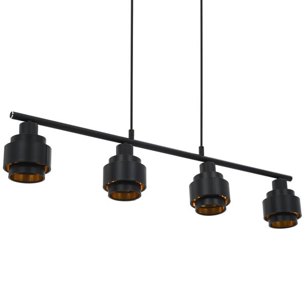 vidaXL Ceiling Lamp Black 82 cm E14