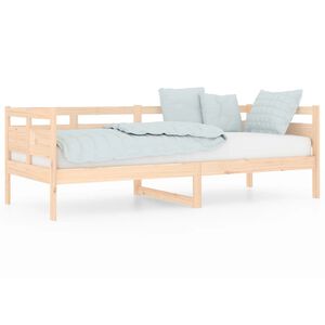 vidaXL Day Bed without Mattress Solid Wood Pine 80x200 cm