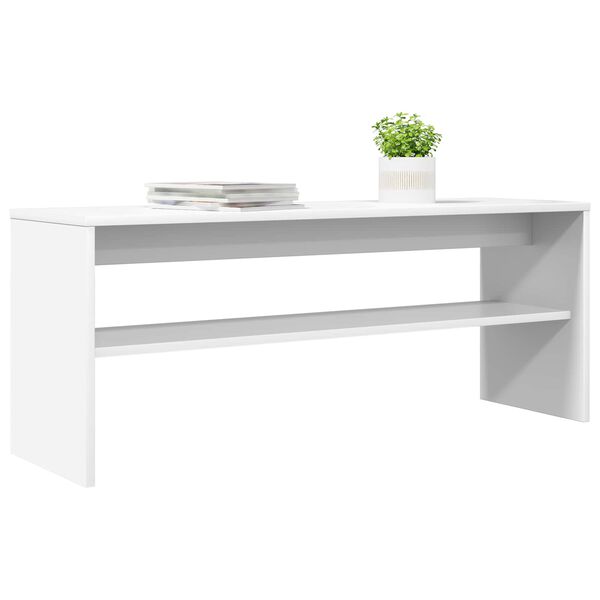 vidaXL TV Cabinet White 100 x 30 x 40 cm Engineered Wood