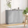 vidaXL LED Sideboard Grey Sonoma 90 x 32 x 75 cm Engineered Wood