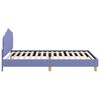 vidaXL Children's Bed Frame with Headboard Jeans Blue 80 x 200 cm