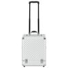 vidaXL Make-up Trolley 35x29x45 cm Silver Aluminium