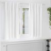 vidaXL Blackout Curtains with Rings 2 pcs Bright White 175 x 140 cm