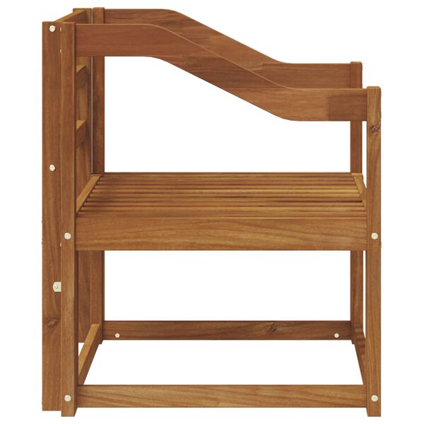 vidaXL Outdoor Sofa Solid Acacia Wood Natural