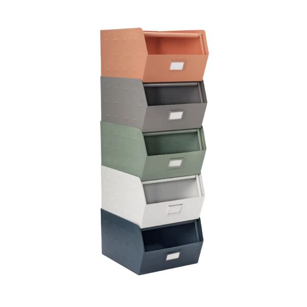 KidsDepot Storage Box Original Metal White