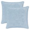 vidaXL Cushion Cover 2 pcs HOUTEN Light Blue 40 x 40 cm