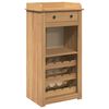 vidaXL Wine Cabinet Panama 57x40x111.5 cm Solid Wood Pine