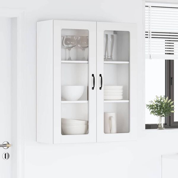 vidaXL Kitchen Cabinet Kalmar White 80 x 31 x 100 cm Engineered Wood