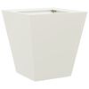 vidaXL Garden Planter White 30x30x30 cm Steel