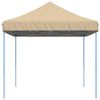 vidaXL Party Tent Folding Beige 292 x 440 x 315 cm Oxford Fabric