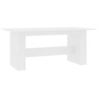 vidaXL Dining Table White 180x90x76 cm Engineered Wood