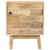 vidaXL Bedside Cabinet 40x30x50 cm Solid Mango Wood