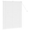 vidaXL Venetian Blinds Height Adjustable White 130 x 105 cm Aluminium