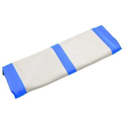 vidaXL Inflatable Gymnastics Mat with Pump 60x100x10 cm PVC Blue