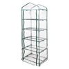 FLO Greenhouse with 5 Shelves 69x49x200 cm Transparent and Green